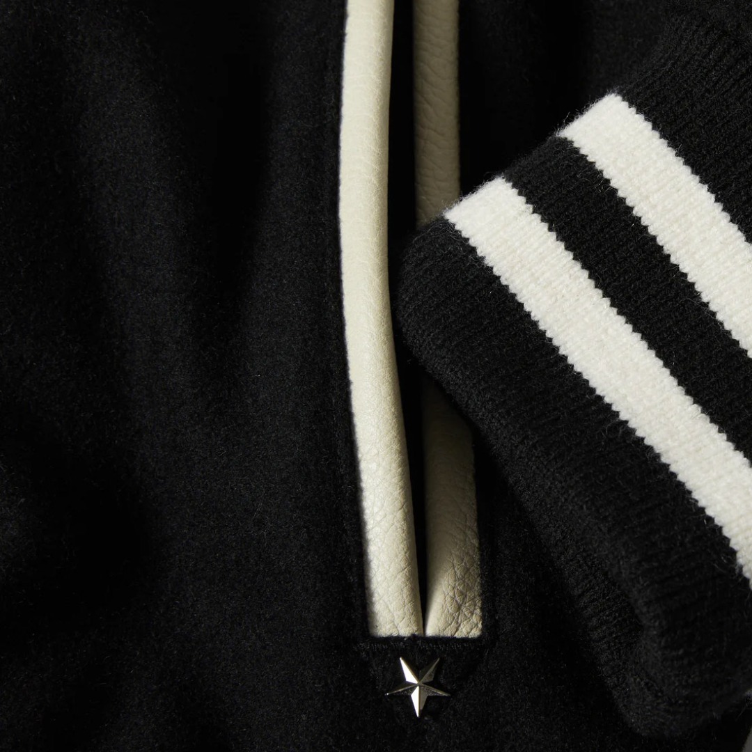 HUF SONG VARSITY JACKET JK00439-BLACK Black