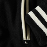 HUF SONG VARSITY JACKET JK00439-BLACK Black Image 3