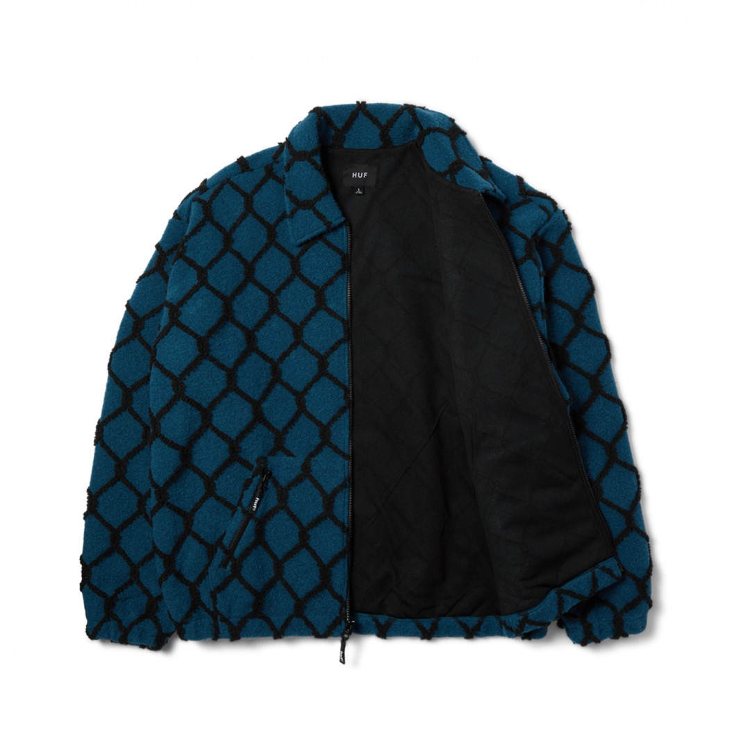 HUF BREAKTHROUGH HIGH PILE JACKET JK00477-MARBL Blue