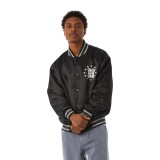 HUF GALACTIC STACK BASEBALL JACKET JK00409-BLACK Μαύρο Εικόνα 