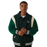 HUF SONG VARSITY JACKET JK00439-HUNTG Πράσινο Εικόνα 