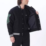 OBEY ROLL CALL VARSITY JACKET 121800552-BLK Μαύρο Εικόνα 2