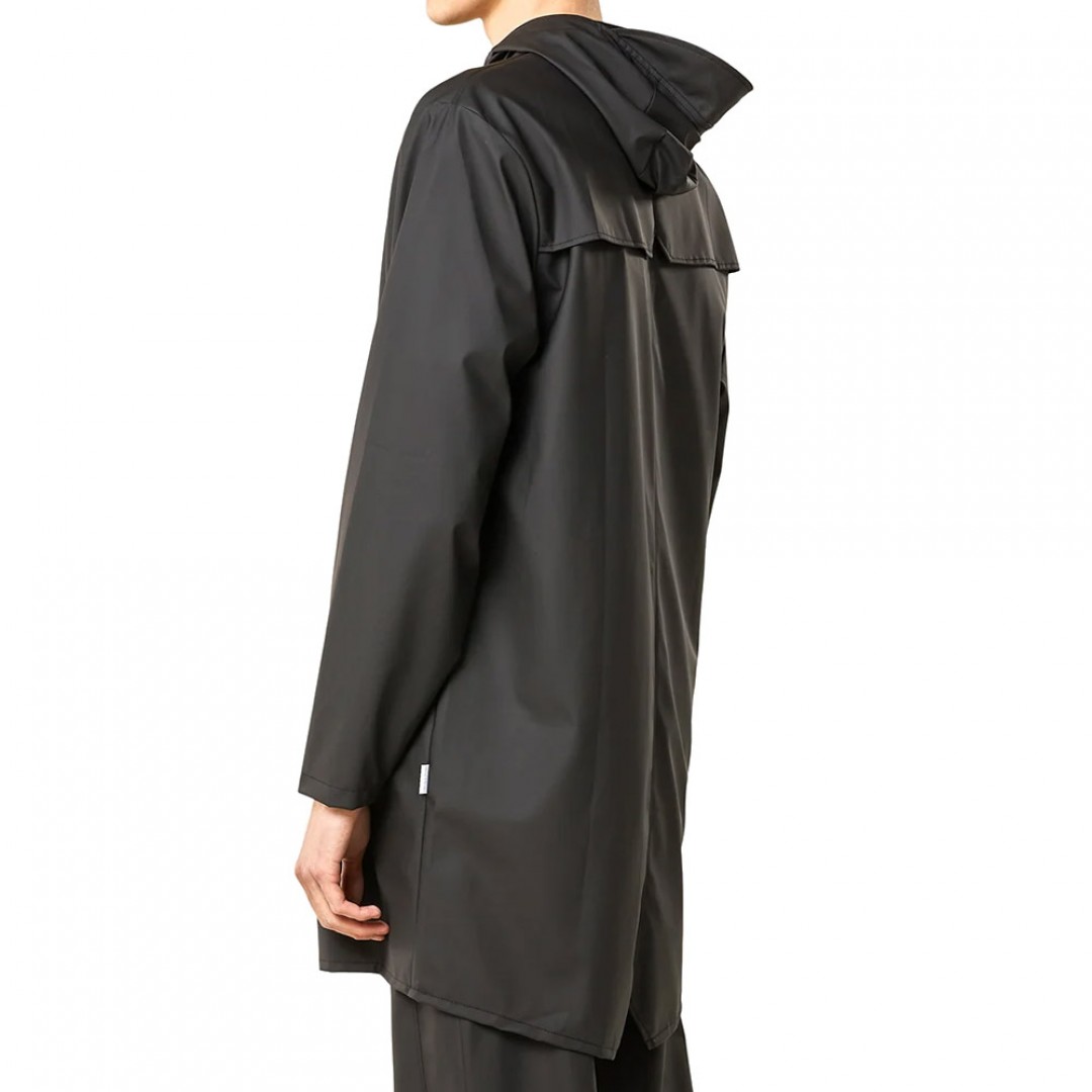 RAINS LONG JACKET W3 12020-01 Black