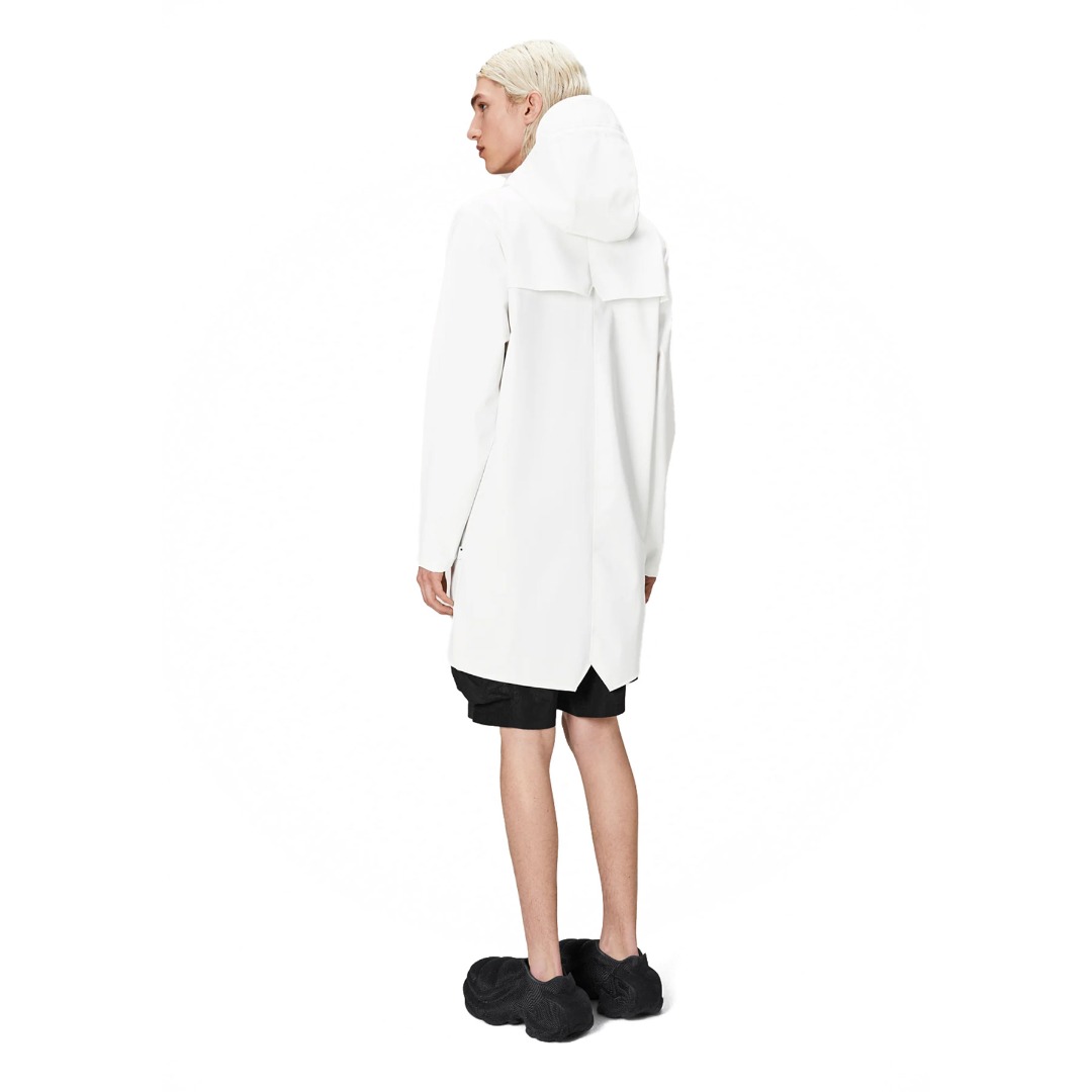 RAINS LONG JACKET W3 12020-30 Εκρού
