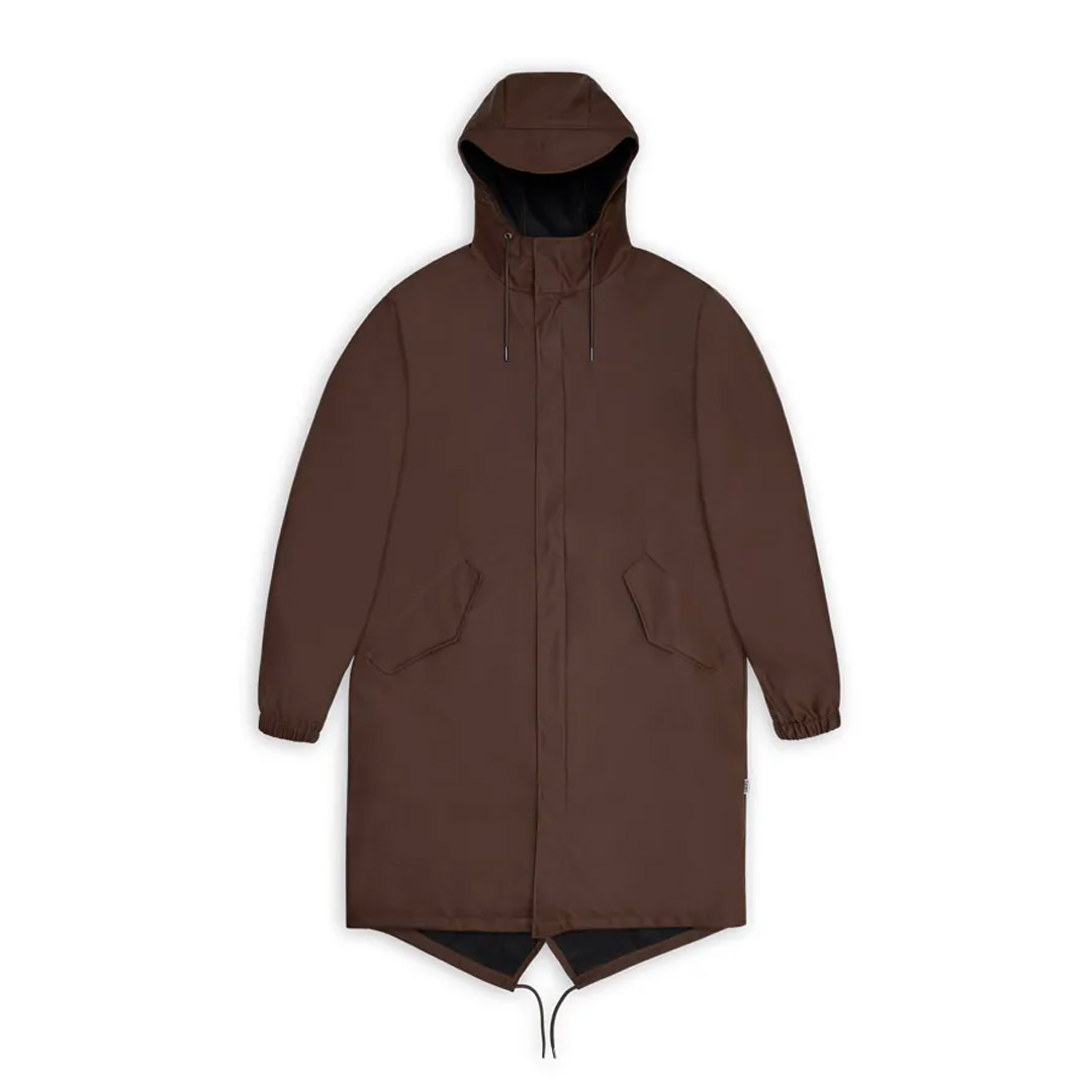 RAINS FISHTAIL PARKA W3 18140-23 Καφέ