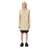 RAINS LONG JACKET W3 12020-26 Εκρού Εικόνα 
