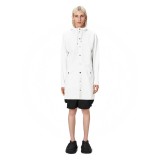 RAINS LONG JACKET W3 12020-30 Εκρού Εικόνα 
