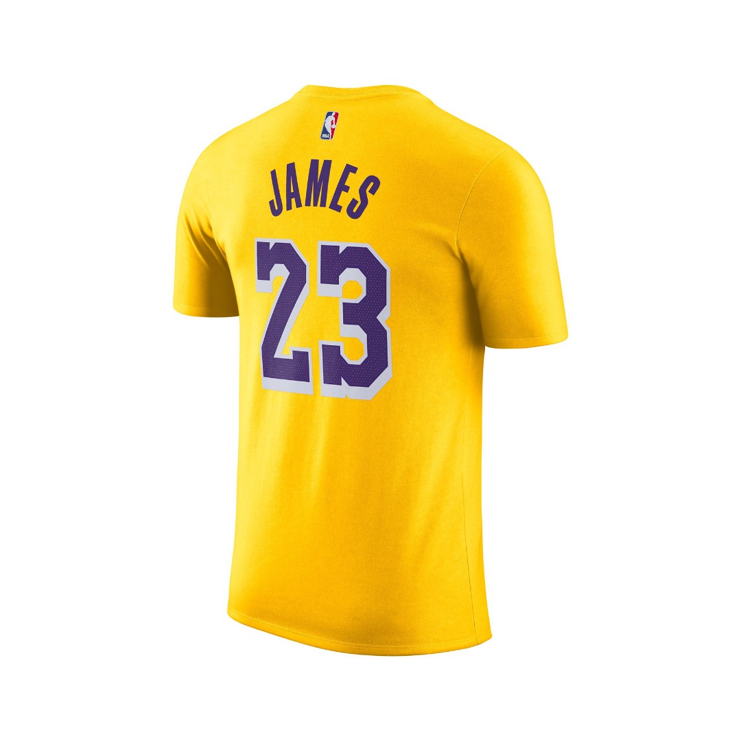 NIKE LAL M NK ES NN SS TEE DR6380-734 Yellow