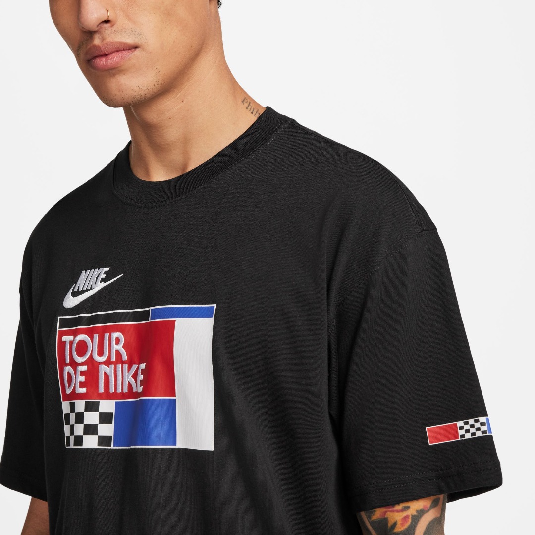 NIKE M NSW TEE TOUR DE NIKE FA24 HF7043-010 Black