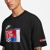 NIKE M NSW TEE TOUR DE NIKE FA24 HF7043-010 Black Image 1