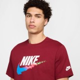 NIKE M NSW TEE 6MO FTRA SP25 HJ0568-677 Μπορντό Εικόνα 1