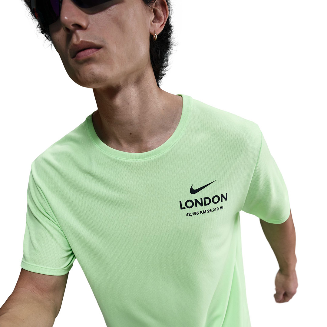 NIKE M CITY MRTH MILER TEE IF5753-337 Lime