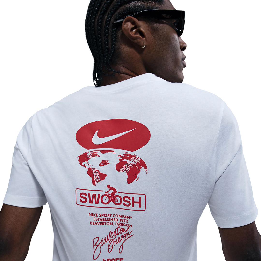 NIKE M NSW TEE CLUB SSNL 2 SU25 HJ0730-100 Λευκό