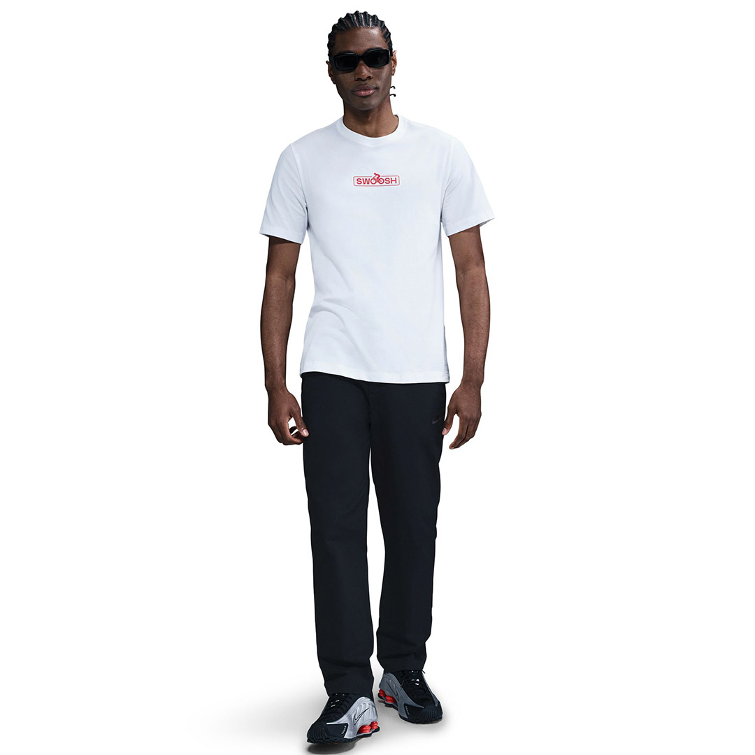 NIKE M NSW TEE CLUB SSNL 2 SU25 HJ0730-100 Λευκό