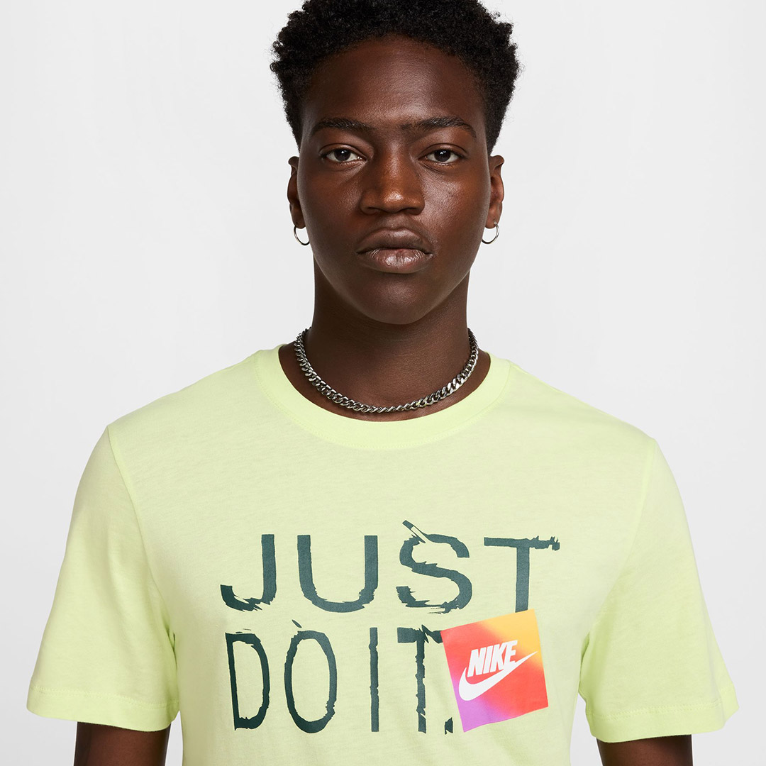 NIKE M NSW TEE 6MO JDI SP25 HJ0563-736 Yellow
