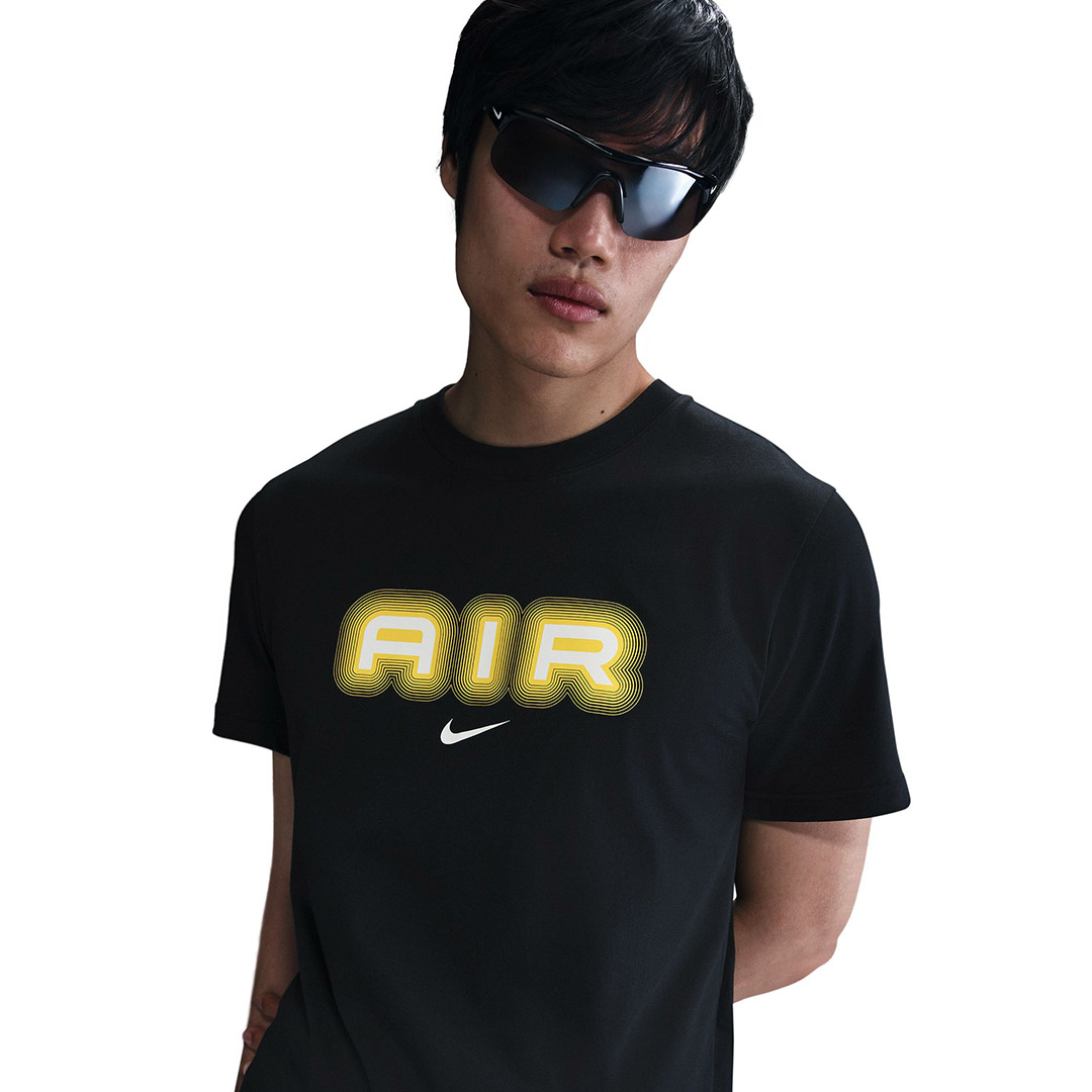 NIKE M NSW SW AIR GRAPHIC TEE HM0185-013 Μαύρο
