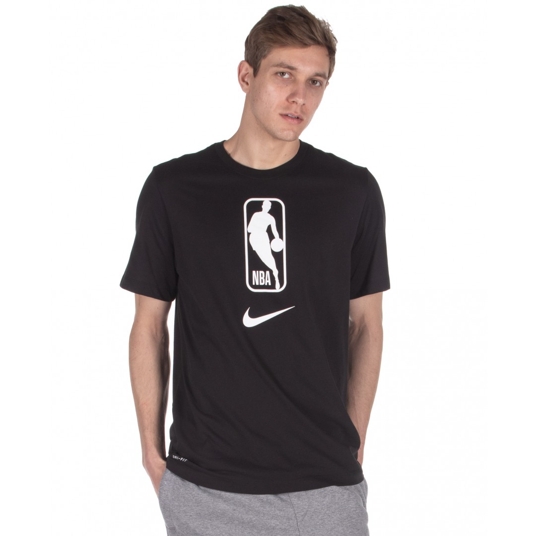 NIKE DRI-FIT MEN'S NBA T-SHIRT AT0515-010 Μαυρο