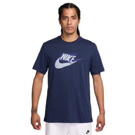 NIKE M NSW TEE 12MO FUTURA SP25 HJ0559-410 Μπλε