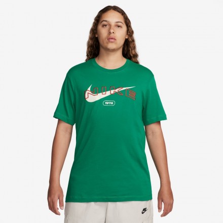 NIKE M NSW TEE CLUB SSNL HBR FV5711-365 Πράσινο