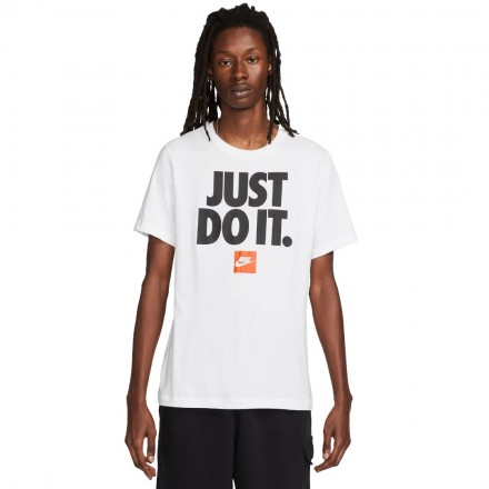 NIKE M NSW TEE FRAN JDI VERBIAGE DZ2989-100 Λευκό