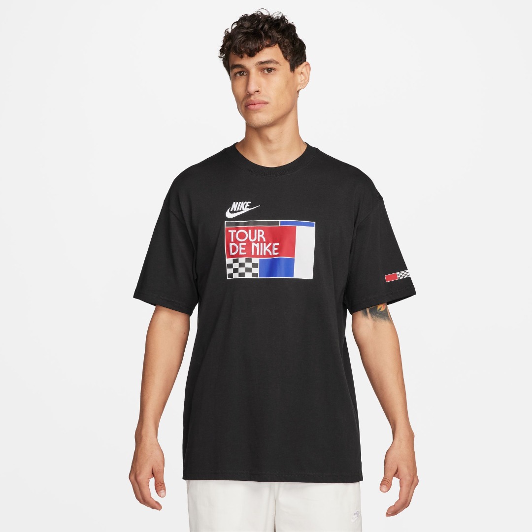 NIKE M NSW TEE TOUR DE NIKE FA24 HF7043-010 Black