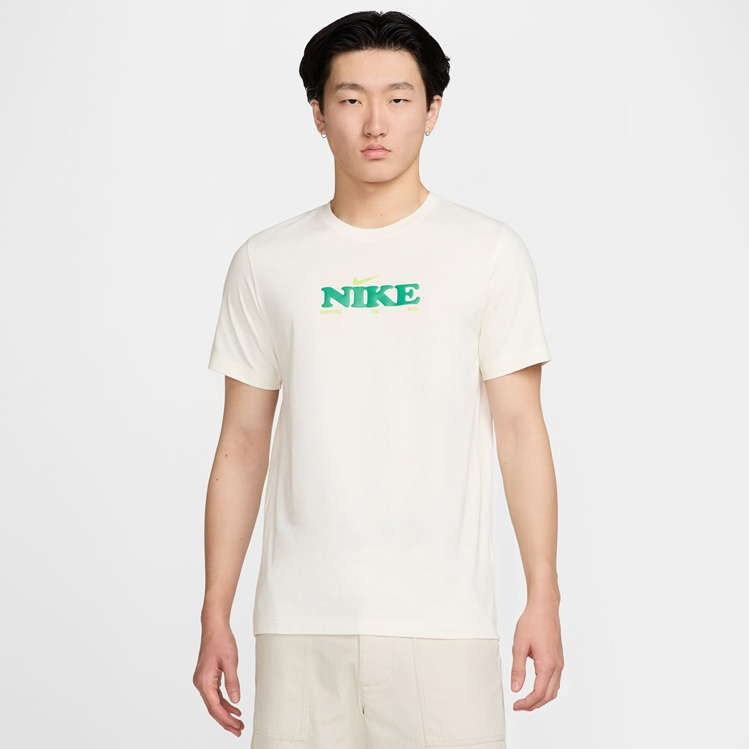 NIKE U NSW TEE OC BLOOMING HJ0618-133 Εκρού