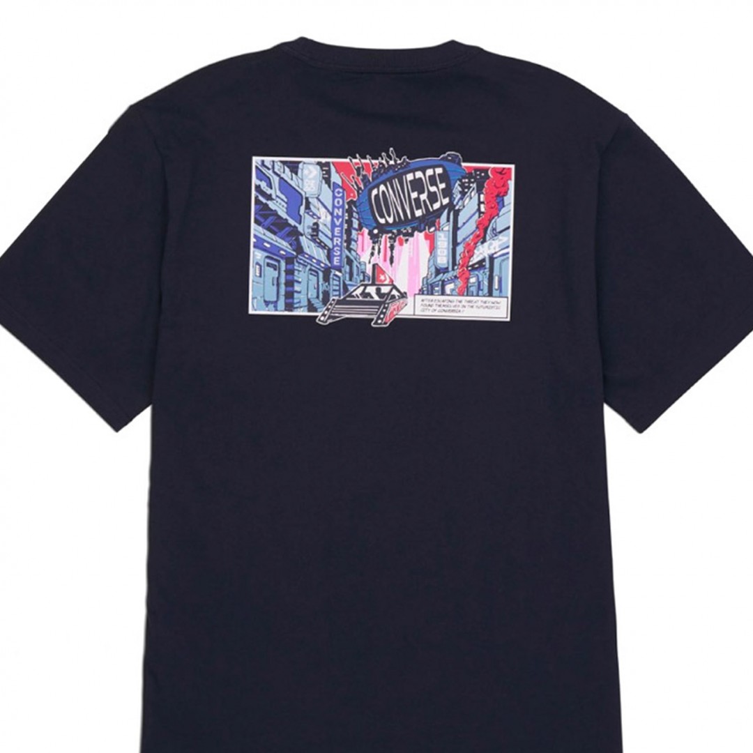 CONVERSE COMIC T-SHIRT 10026685-A01 Black