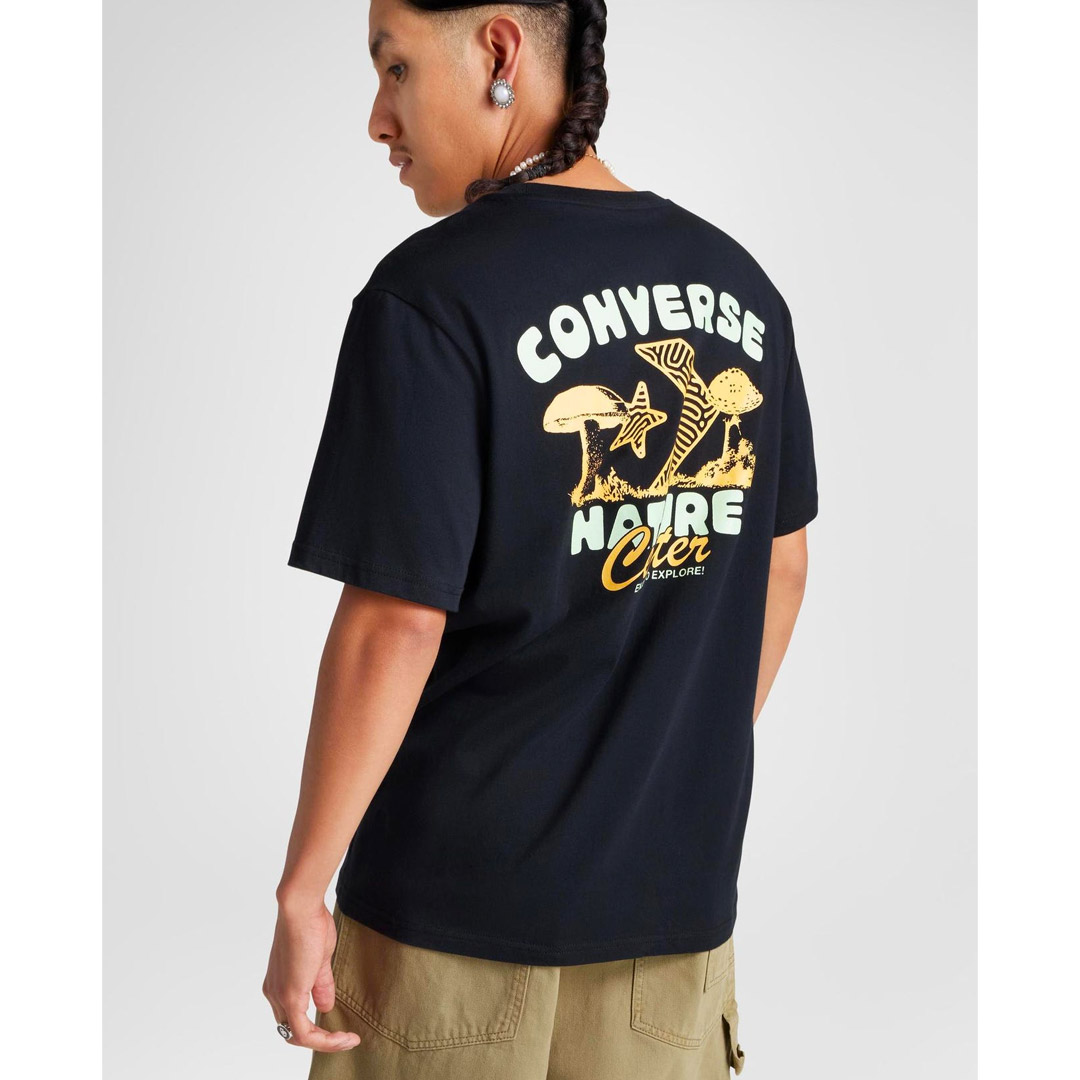 CONVERSE NATURE CENTER T-SHIRT 10027346-A01 Black
