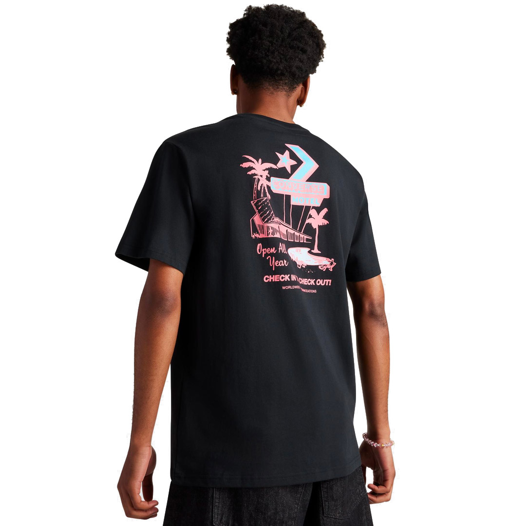 CONVERSE MOTEL T-SHIRT 10027725-A02 Black