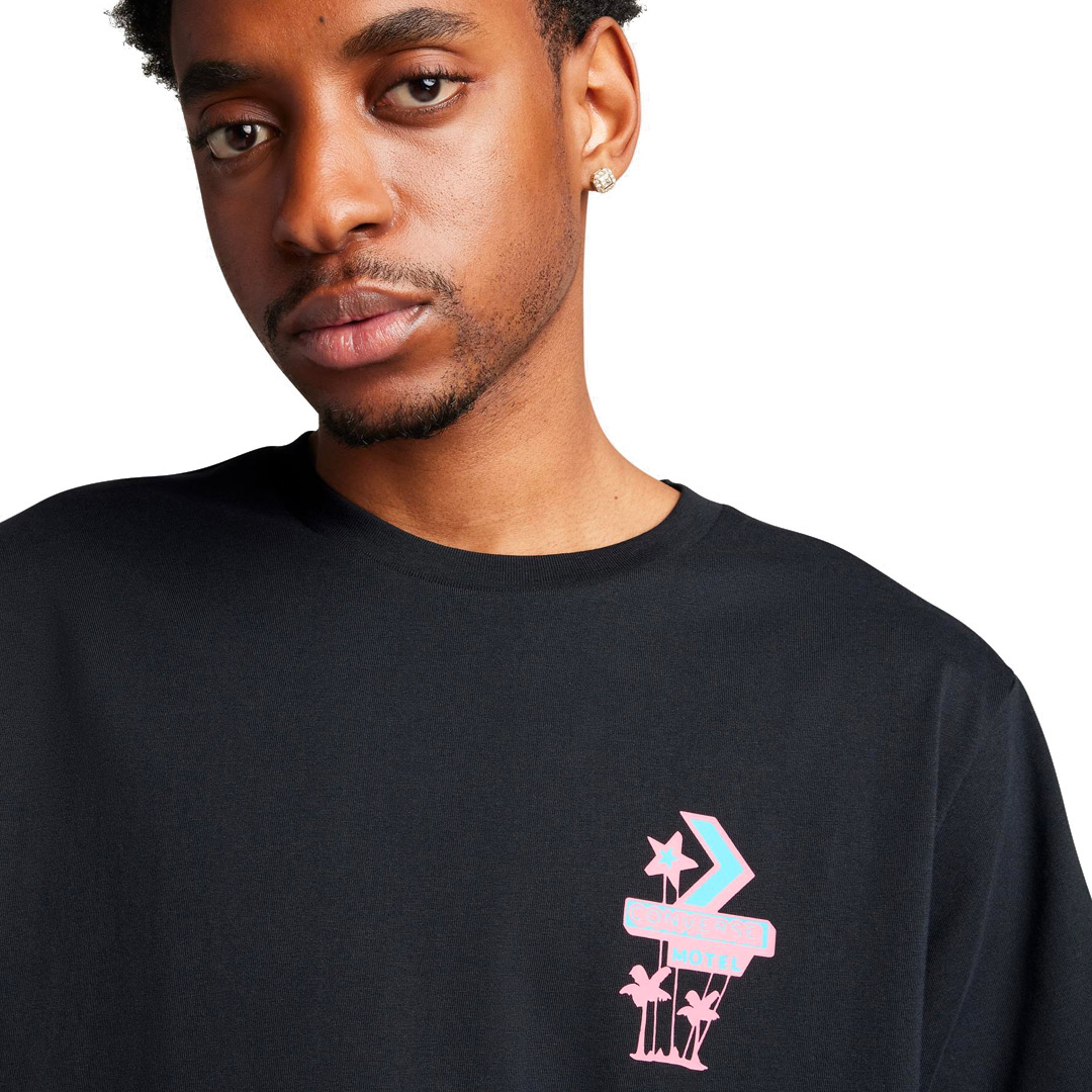CONVERSE MOTEL T-SHIRT 10027725-A02 Black