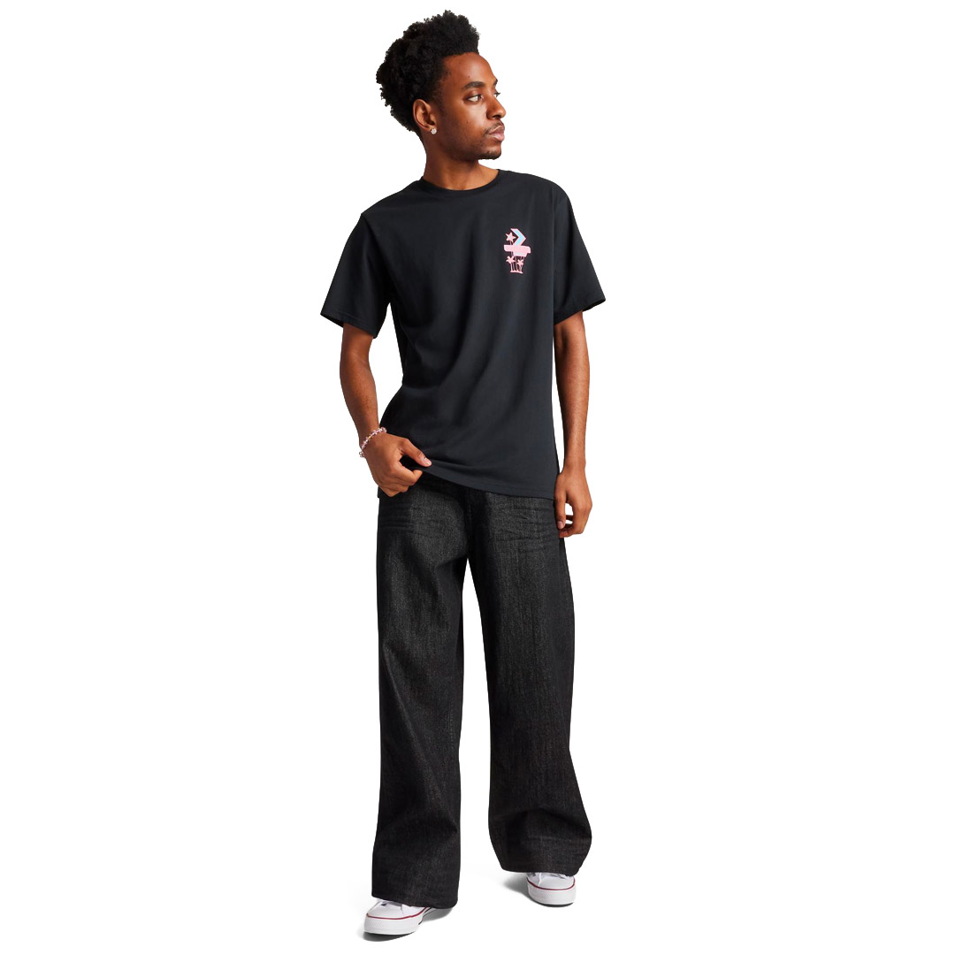 CONVERSE MOTEL T-SHIRT 10027725-A02 Black