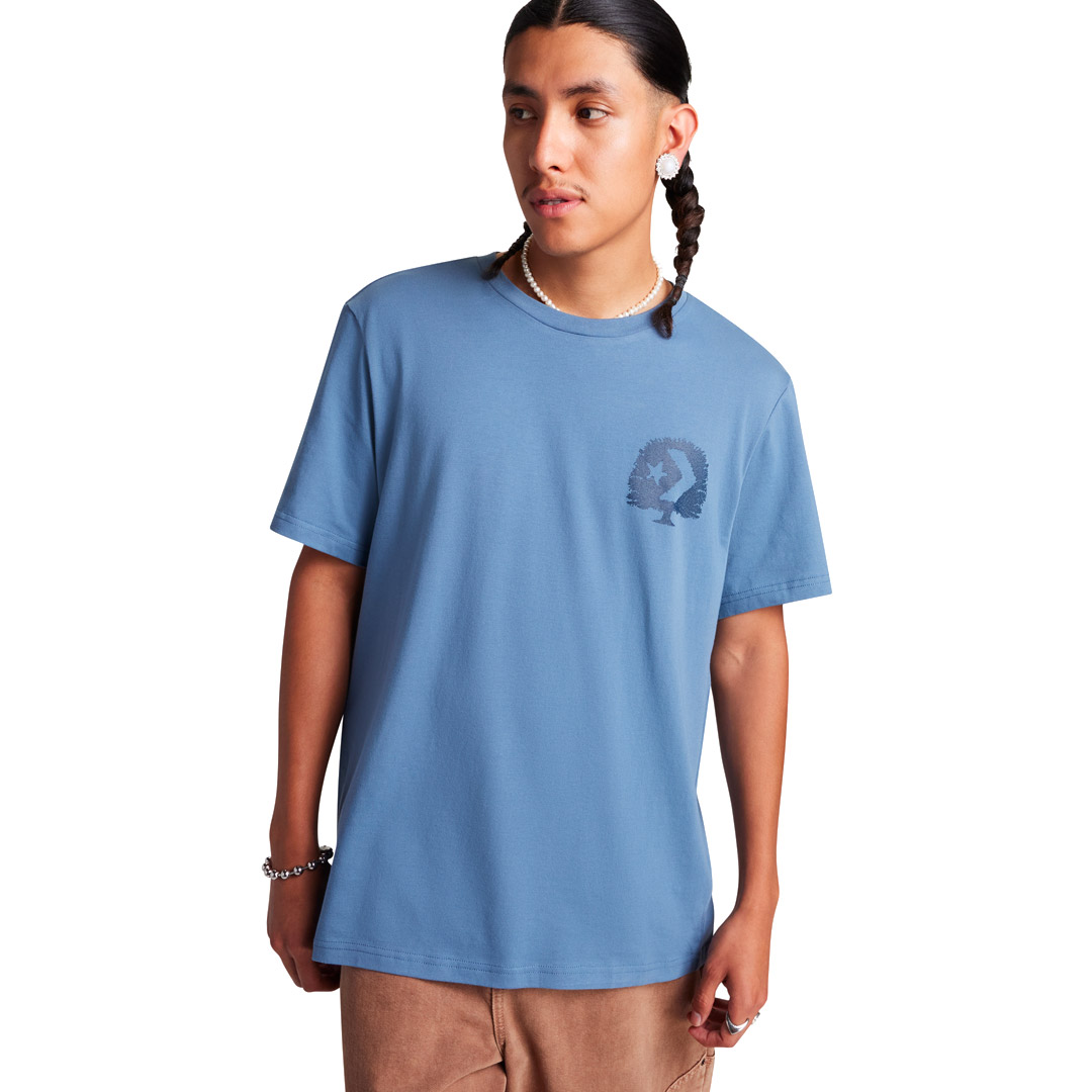 CONVERSE TREE T-SHIRT 10027666-A01 Blue