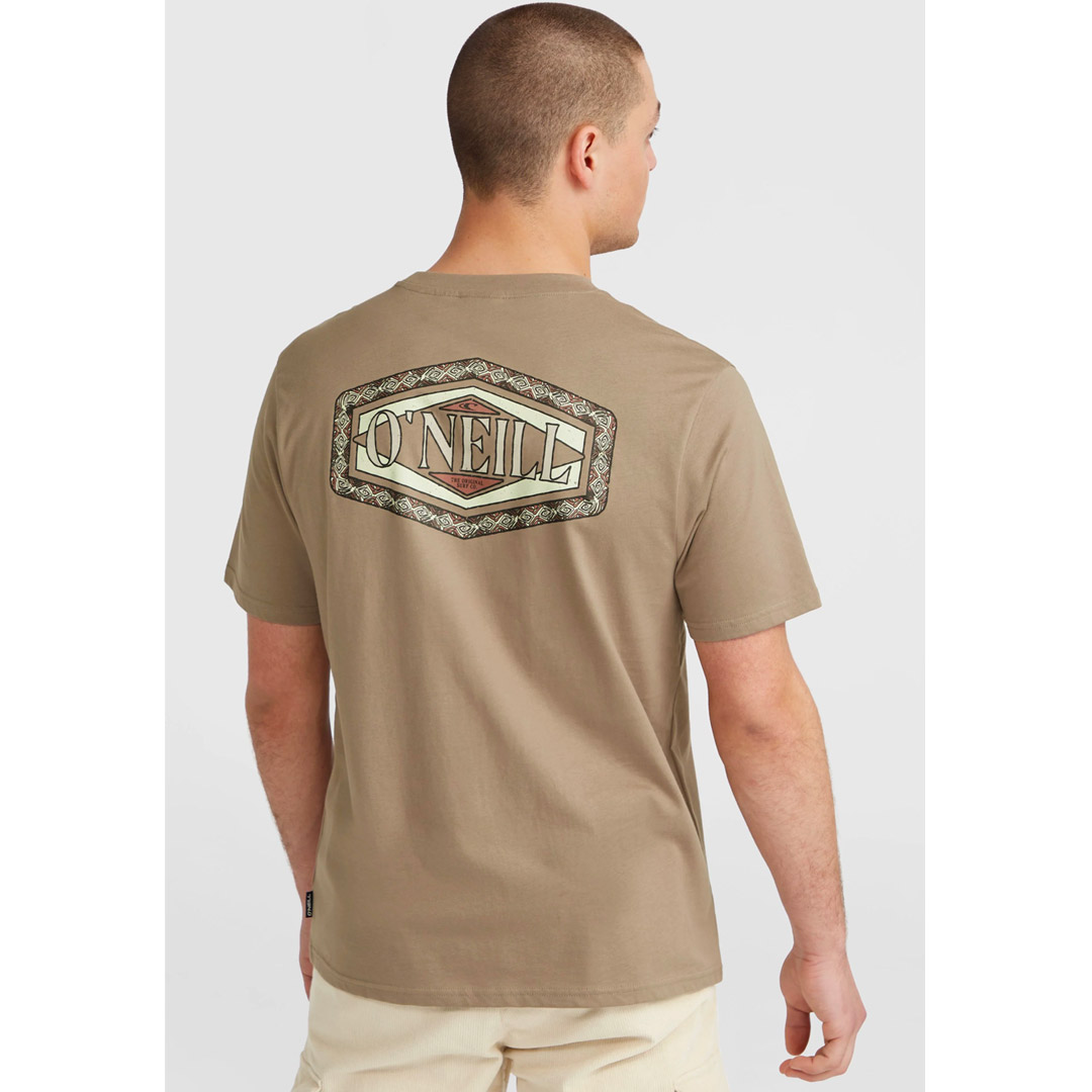 O'NEILL TRVLR SERIES BACK PRINT T-SHIRT 2850245-17026 Μπέζ