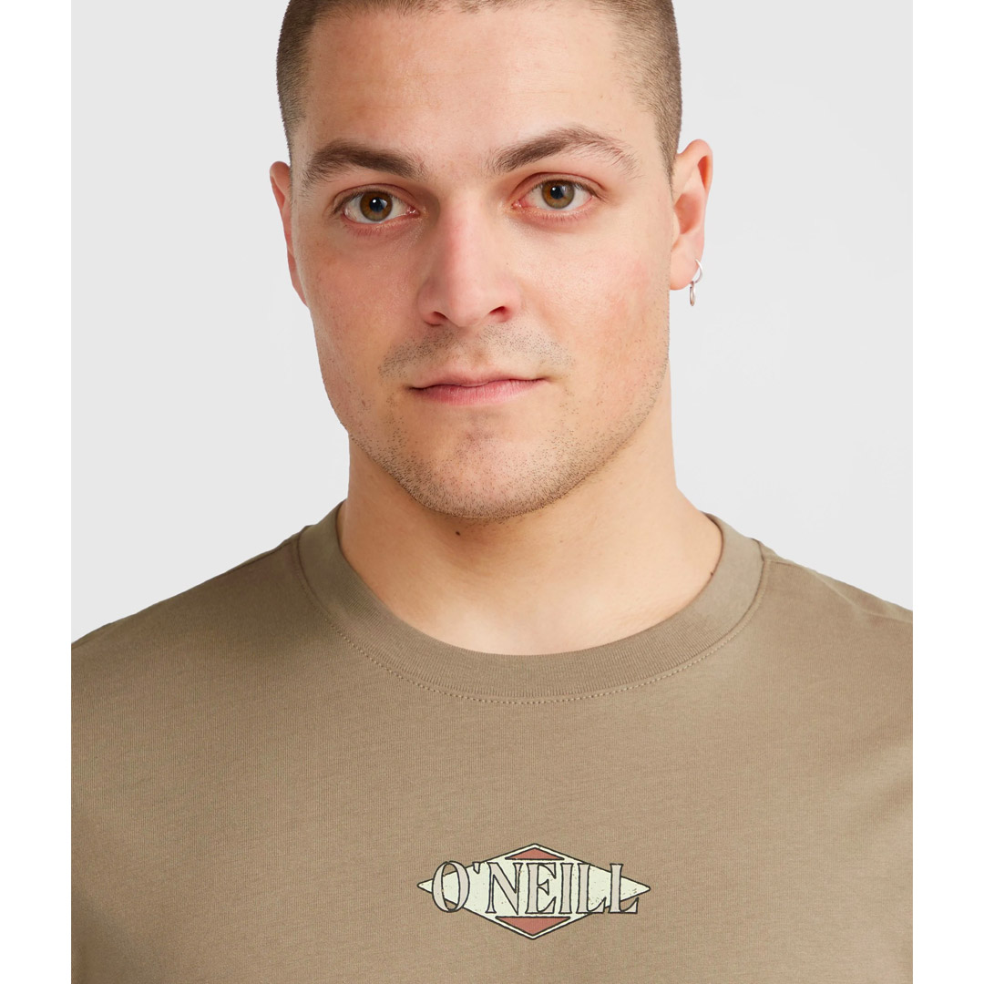 O'NEILL TRVLR SERIES BACK PRINT T-SHIRT 2850245-17026 Μπέζ