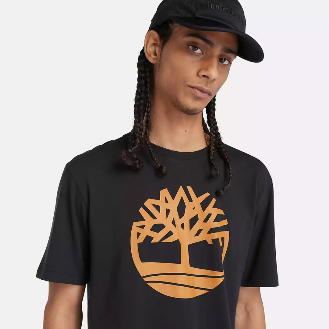TIMBERLAND TREE LOGO SHORT SLEEVE TEE TB0A2C2RP56-P56 Μαύρο