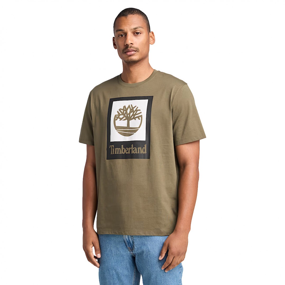 TIMBERLAND COLORED SHORT SLEEVE TEE TB0A5QS2A58-A58 Χακί