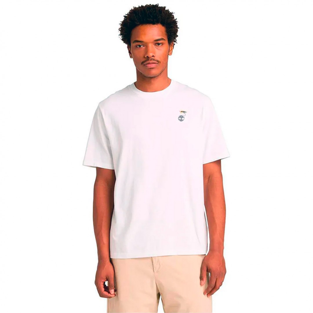 TIMBERLAND SLOGAN TEE TB0A5M84100-100 Λευκό