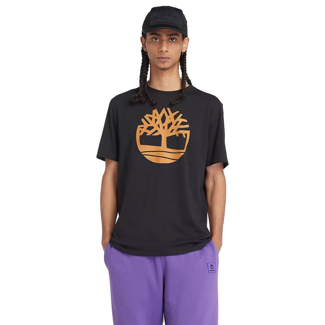 TIMBERLAND TREE LOGO SHORT SLEEVE TEE TB0A2C2RP56-P56 Μαύρο