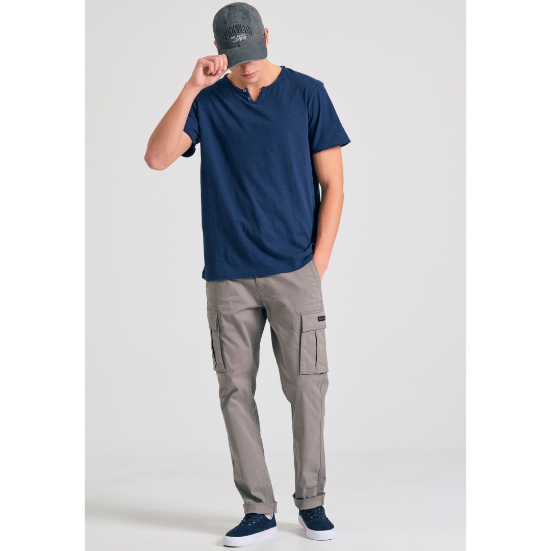 FUNKY BUDDHA FBM011-004-04-NAVY Μπλε