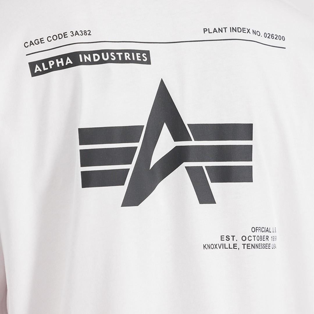 ALPHA INDUSTRIES LOGO BP T 146507-09 Λευκό