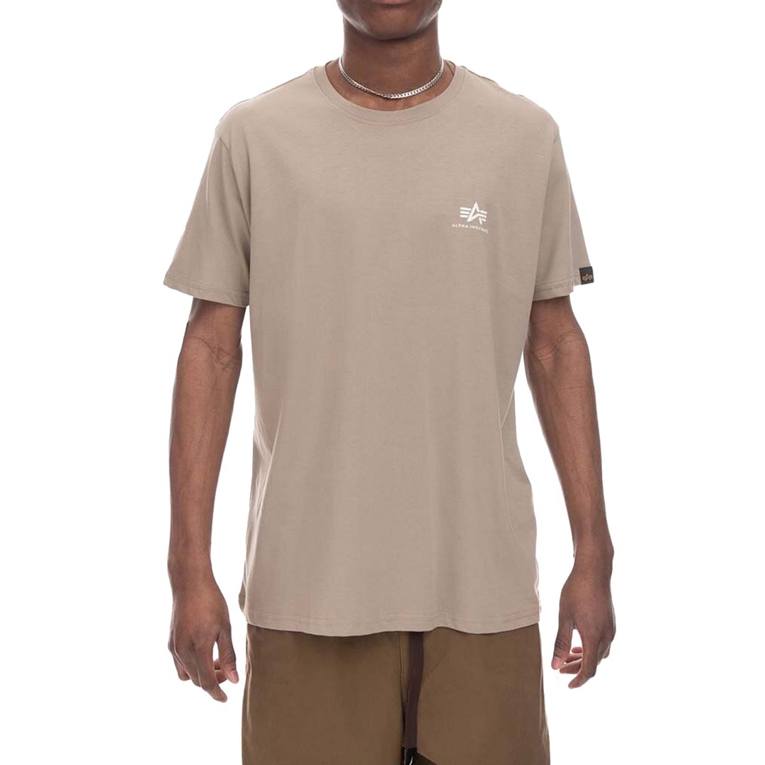 ALPHA INDUSTRIES BASIC T SMALL LOGO 188505-679 Beige