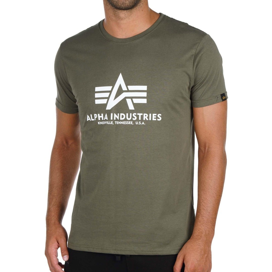 ALPHA INDUSTRIES BASIC TEE 100501-142 Χακί