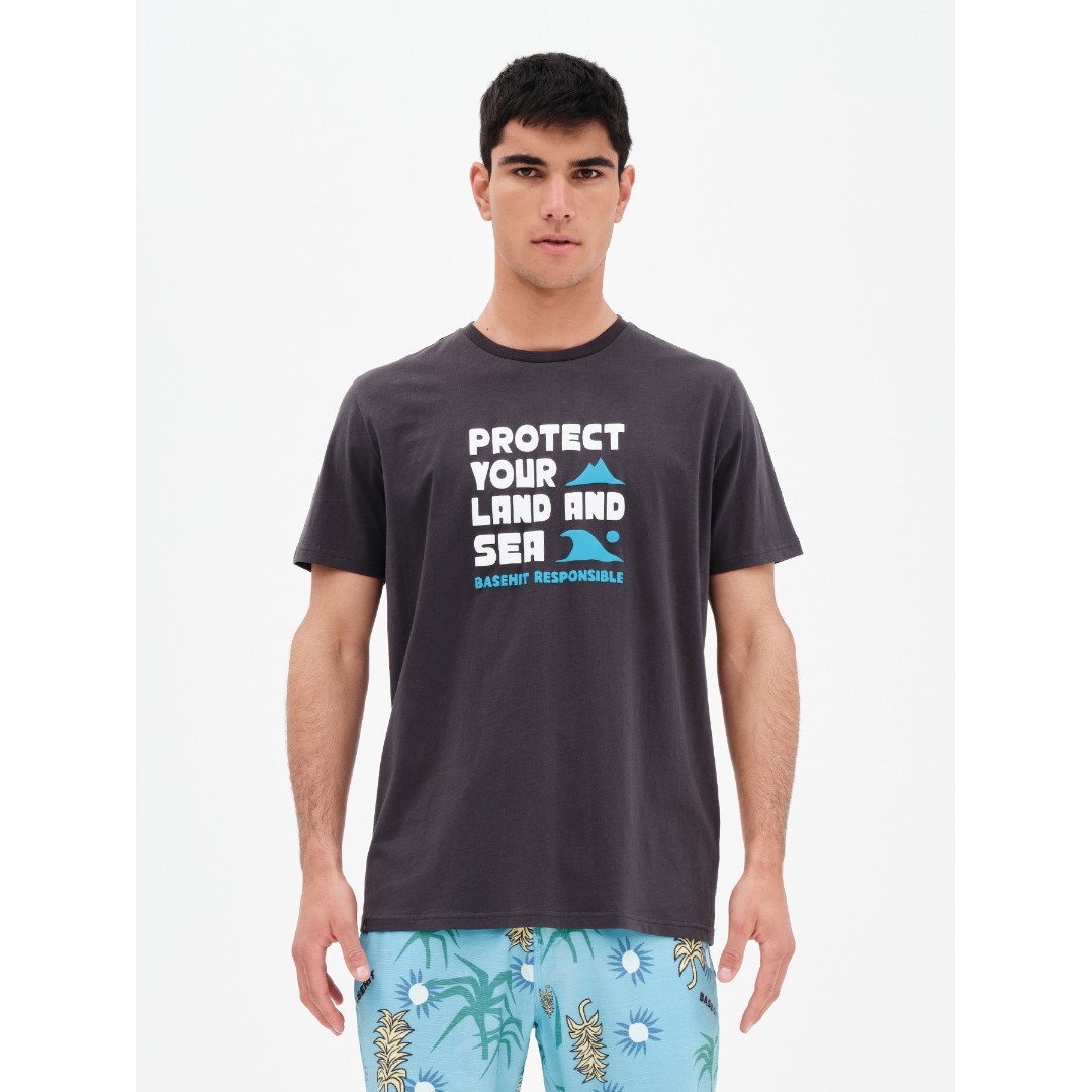 BASEHIT 221.BM33.87-OFF BLACK Μαύρο