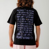 BEE UNUSUAL REGRET NOTHING RELAXED T-SHIRT AT-251338-BLACK Black Image 0