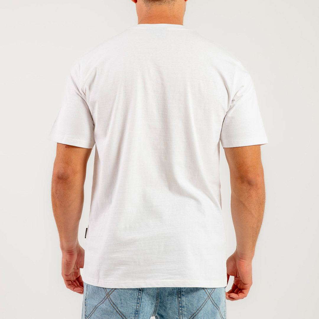 BEE UNUSUAL IL CAPITANO RELAXED T-SHIRT AT-251331-WHITE White