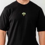 BEE UNUSUAL THE SHARKS ARE VEGAN RELAXED T-SHIRT AT-251323-BLACK Μαύρο Εικόνα 2