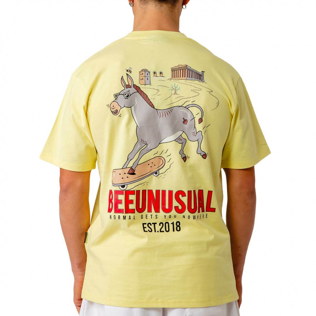 BEE UNUSUAL BREAK FREE RELAXED T-SHIRT AT-251329-YELLOW Yellow