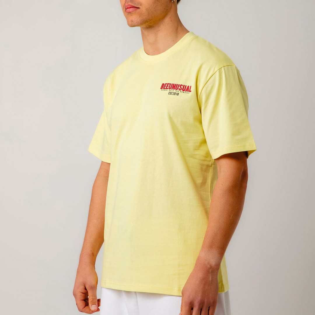 BEE UNUSUAL BREAK FREE RELAXED T-SHIRT AT-251329-YELLOW Yellow