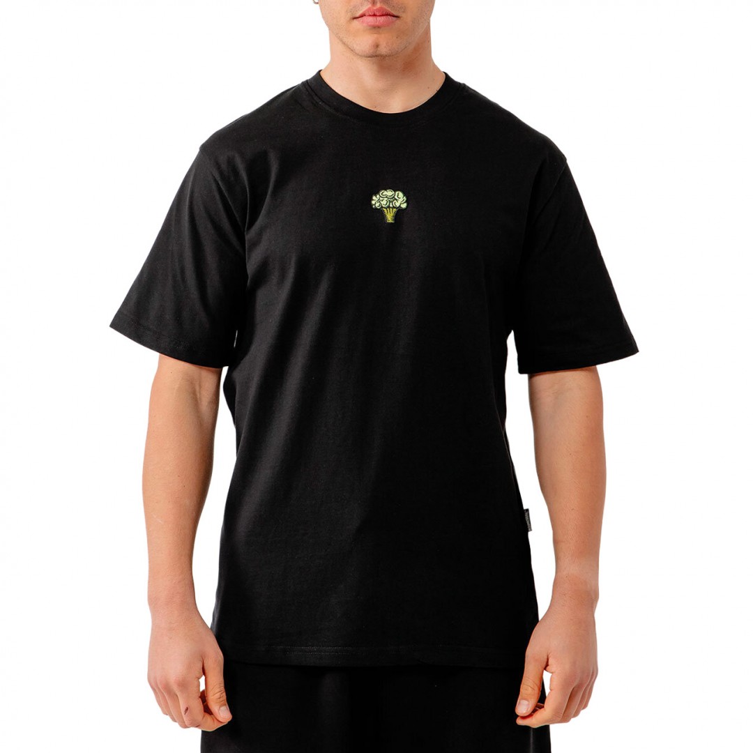 BEE UNUSUAL THE SHARKS ARE VEGAN RELAXED T-SHIRT AT-251323-BLACK Μαύρο