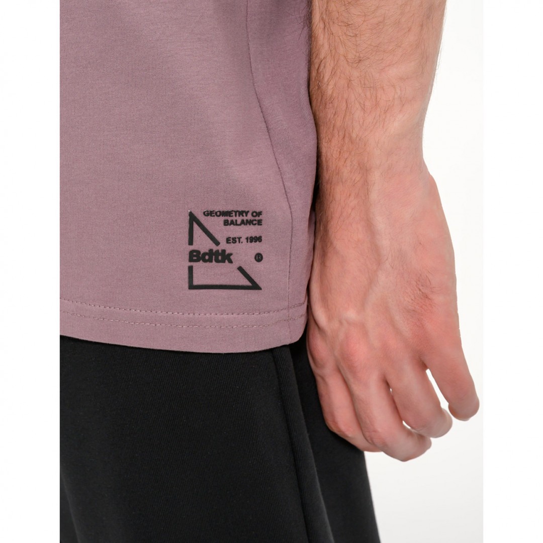 BODYTALK GEOMETRY TSHIRT SS 1261-957028-00958 Καφέ
